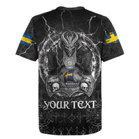 Personalized Sweden Viking Rugby Jersey Odin's Raven Legacy - Wonder Print Shop