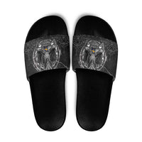 Sweden Viking Slide Sandals Odin's Raven Legacy - Wonder Print Shop