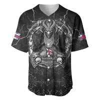 Personalized Faroe Islands Viking Baseball Jersey Odin's Raven Legacy - Wonder Print Shop