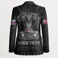 Personalized Faroe Islands Viking Blazer Odin's Raven Legacy - Wonder Print Shop