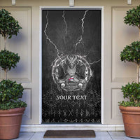 Faroe Islands Viking Door Cover Odin's Raven Legacy - Wonder Print Shop