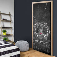 Faroe Islands Viking Door Cover Odin's Raven Legacy - Wonder Print Shop