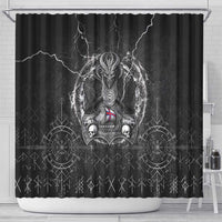 Faroe Islands Viking Shower Curtain Odin's Raven Legacy - Wonder Print Shop