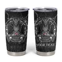 Personalized Faroe Islands Viking Tumbler Cup Odin's Raven Legacy - Wonder Print Shop