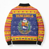 Venezuela Christmas Bomber Puffer Jacket Hallaca Season - Wonder Print Shop