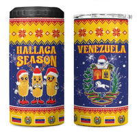 Venezuela Christmas 4 in 1 Can Cooler Tumbler Hallaca Season - Wonder Print Shop