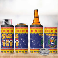 Venezuela Christmas 4 in 1 Can Cooler Tumbler Hallaca Season - Wonder Print Shop