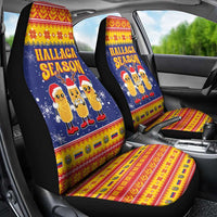 Venezuela Christmas Car Seat Cover Hallaca Season - Wonder Print Shop
