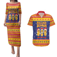 Venezuela Christmas Couples Matching Puletasi and Hawaiian Shirt Hallaca Season - Wonder Print Shop