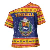 Venezuela Christmas Cross Shoulder Shirt Hallaca Season - Wonder Print Shop