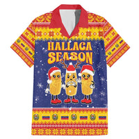 Venezuela Christmas Family Matching Mermaid Dress and Hawaiian Shirt Hallaca Season - Wonder Print Shop