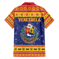 Venezuela Christmas Family Matching Short Sleeve Bodycon Dress and Hawaiian Shirt Hallaca Season - Wonder Print Shop