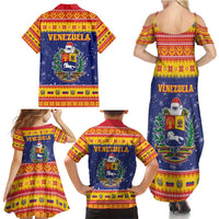 Venezuela Christmas Family Matching Summer Maxi Dress and Hawaiian Shirt Hallaca Season - Wonder Print Shop