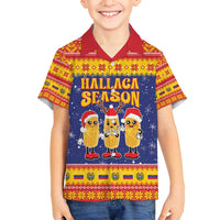 Venezuela Christmas Family Matching Tank Maxi Dress and Hawaiian Shirt Hallaca Season - Wonder Print Shop