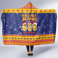 Venezuela Christmas Hooded Blanket Hallaca Season - Wonder Print Shop