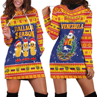 Venezuela Christmas Hoodie Dress Hallaca Season - Wonder Print Shop