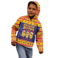 Venezuela Christmas Kid Hoodie Hallaca Season - Wonder Print Shop
