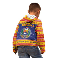Venezuela Christmas Kid Hoodie Hallaca Season - Wonder Print Shop
