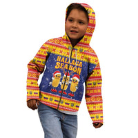 Venezuela Christmas Kid Hoodie Hallaca Season - Wonder Print Shop