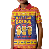 Venezuela Christmas Kid Polo Shirt Hallaca Season - Wonder Print Shop