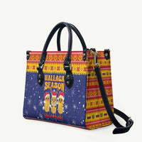 Venezuela Christmas Leather Bag Hallaca Season - Wonder Print Shop