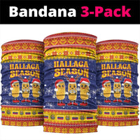 Venezuela Christmas Neck Gaiter Hallaca Season - Wonder Print Shop