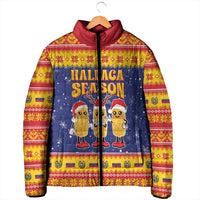Venezuela Christmas Padded Jacket Hallaca Season - Wonder Print Shop
