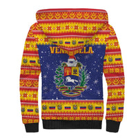Venezuela Christmas Sherpa Hoodie Hallaca Season - Wonder Print Shop