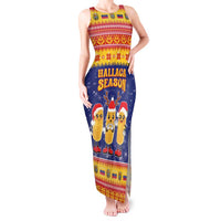 Venezuela Christmas Tank Maxi Dress Hallaca Season - Wonder Print Shop