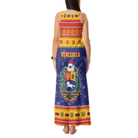 Venezuela Christmas Tank Maxi Dress Hallaca Season - Wonder Print Shop