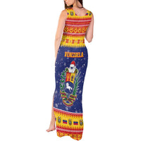 Venezuela Christmas Tank Maxi Dress Hallaca Season - Wonder Print Shop