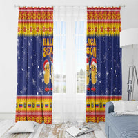 Venezuela Christmas Window Curtain Hallaca Season - Wonder Print Shop