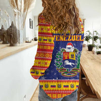 Venezuela Christmas Women Casual Shirt Hallaca Season - Wonder Print Shop