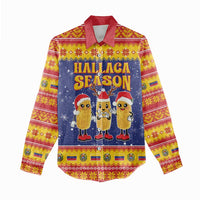 Venezuela Christmas Women Casual Shirt Hallaca Season - Wonder Print Shop
