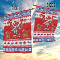 Canada Christmas Garden Flag Dabbing Santa Groundhog Funny Style LT05 - Wonder Print Shop