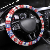 Canada Christmas Steering Wheel Cover Dabbing Santa Groundhog Funny Style LT05 - Wonder Print Shop