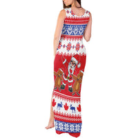 Canada Christmas Tank Maxi Dress Dabbing Santa Groundhog Funny Style LT05 - Wonder Print Shop