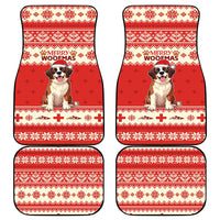 Switzerland Christmas Car Mats Cute Saint Bernard Merry Woofmas LT05 - Wonder Print Shop