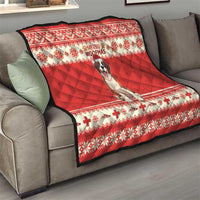 Switzerland Christmas Quilt Cute Saint Bernard Merry Woofmas LT05 - Wonder Print Shop