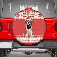 Switzerland Christmas Spare Tire Cover Cute Saint Bernard Merry Woofmas LT05 - Wonder Print Shop