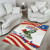 Hands Off Portland Area Rug Resist Frog - Wonder Print Shop