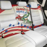 Hands Off Portland Back Car Seat Cover Resist Frog - Wonder Print Shop