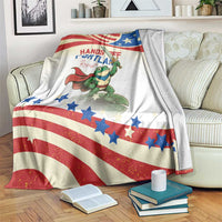 Hands Off Portland Blanket Resist Frog - Wonder Print Shop