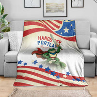 Hands Off Portland Blanket Resist Frog - Wonder Print Shop