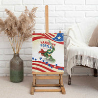 Hands Off Portland Canvas Wall Art Resist Frog - Wonder Print Shop