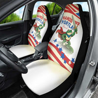 Hands Off Portland Car Seat Cover Resist Frog - Wonder Print Shop