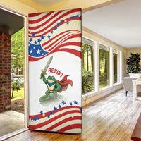 Hands Off Portland Door Cover Resist Frog - Wonder Print Shop
