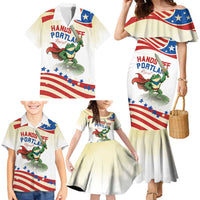 Hands Off Portland Family Matching Mermaid Dress and Hawaiian Shirt Resist Frog - Wonder Print Shop