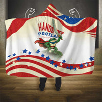 Hands Off Portland Hooded Blanket Resist Frog - Wonder Print Shop