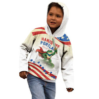 Hands Off Portland Kid Hoodie Resist Frog - Wonder Print Shop
